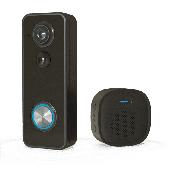 3MP Fisheye WIFI Wireless Doorbell Camera with Chime-J9Q