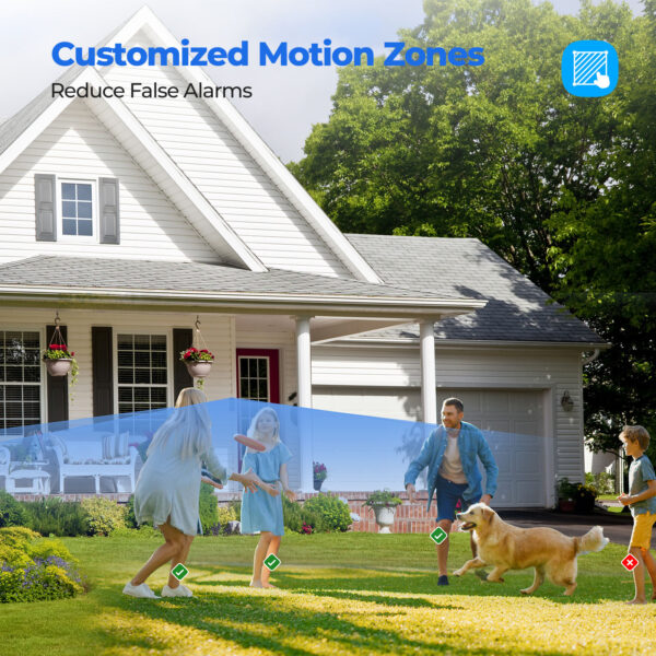 2K Dual Lens WIFI Wireless Doorbell Camera with Chime-MR12 - Image 5