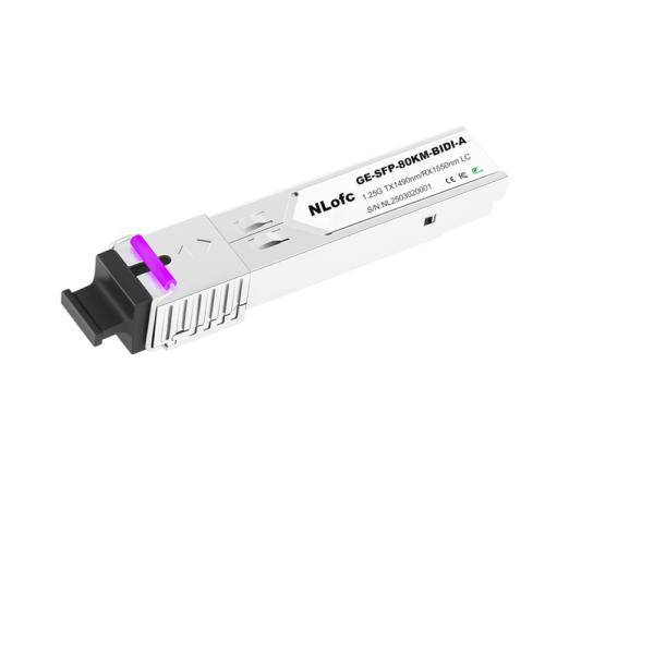 1.25G BIDI-45 80Km optical transceiver